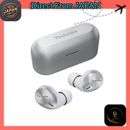 Technics Wireless Earphones EAH-AZ40M2-S Silver Bluetooth Noise Cancelling Triple Device Multi-Point