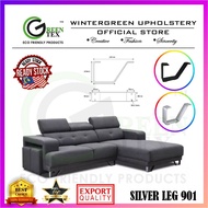 [HIGH QUALITY] SILVER LEG A901 H100MM STAINLESS STEEL SOFA LEG