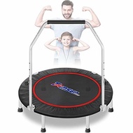 ▶$1 Shop Coupon◀  er 43   Silent Foldable Trampoline, Exercise Fitness Trampoline with Higher 50