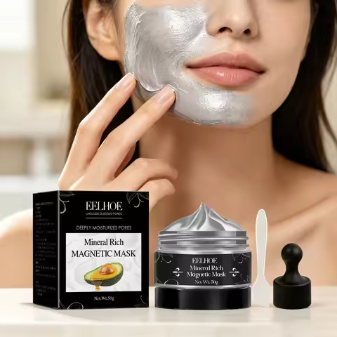 50g Avocado Oil Face Clay Mask Deep Moisturizing Enhance Smoothness Blackhead Removal Improve Skin T
