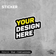 Custom - Die Cut Vinyl Sticker - Motorcycle Laptop Bottle Slap Sticker