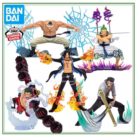 BANDAI BANPRESTO Genuine Official ONE PIECE DXF Luffy Roronoa Zoro Ace Whitebeard Yonko Anime Collec