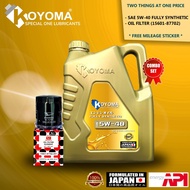 100% ORIGINAL DAIHATSU MIRA L2 L5 , PERODUA MYVI 05y-2017y , ALZA OIL FILTER + KOYOMA 5W40 FULLY SYN