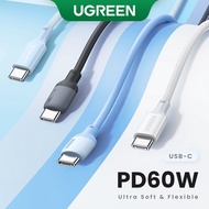 UGREEN Type C Cable 60W Type C to Type C  PD60W USB Type C Fast Charging Cable Liquid Silicone