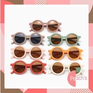 PEACH - High Quality Imported Round Children's Glasses Unisex Round Children's Glasses/ Round Childr
