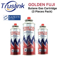 Original Golden Fuji Gas Cartridge 3 IN 1 Pack SG Product Safety Mark Approved Butane Fuel Cartridge
