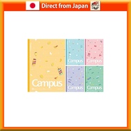 KOKUYO Campus Notebook Limited Edition B5 Dot A-Ruled 5-Color Pack Snack Motif No.3CATN-L36X5 A-Rule