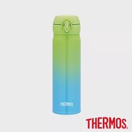 【THERMOS 膳魔師】超輕量 漸層不鏽鋼真空保溫瓶0.5L(JNL-500-GGB)GGB