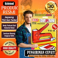 100% originalstapler tembak gun tacker tg-a max original guntacker alat stapler tembak zt staples te