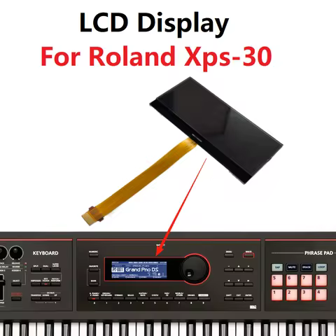 Repair LCD Display For Roland Xps-30 XPS 30 Matrix Screen Replacment（No backlight）