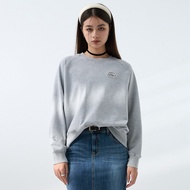 [ERSS] Women's Long-Sleeved Top Long-Sleeved T-shirt University t Round Neck Silver Gray [K60335]