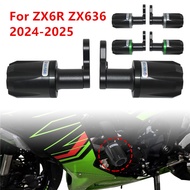 Engine Crash Pads Frame Sliders Fairing Guard Protector For Kawasaki Ninja ZX6R ZX-6R 2024 2025