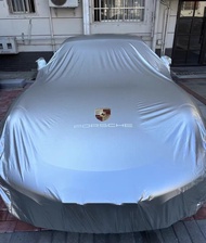 Porsche cayman boxster 大尾翼户外彈性車罩防塵防曬柔軟