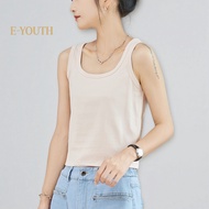 Eyouth 13102 Women's Sleeveless Tops T-Shirt in Soft and Comfortable Various Colors