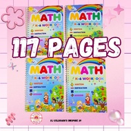 MATH Kinder-G6 Workbook (Hundred of Activities to Solve)