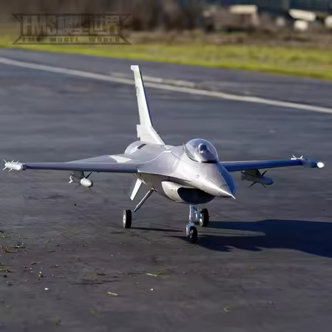 FMS 70mm F16 F-16C PNP V2 Ducted Fan EDF Jet Model Plane Aircraft 6S RC Airplane With Retracts EPO F