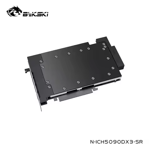 Bykski Water Block Serve For INNO 3D Geforce RTX 5090 D X3 Card Cooling Cooler,Metal Edition With Ba