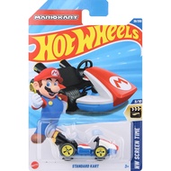 รถ Hot Wheels ของแท้ Super Mario Bros Diecast 1/64 ของเล่นสำหรับเด็กผู้ชาย รถพนักงานประปา รถมาริโอคา