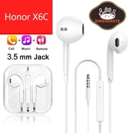 3.5mm Jack Wired Earbuds Headphones for Honor X6C Headphones NIC-LX1 NIC-LX2 NIC-LX3 Honor X6C