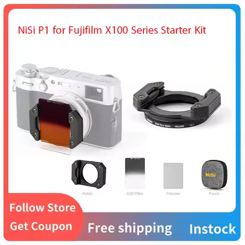 NiSi P1 for Fujifilm X100 Series Starter Kit – Compact Holder System with 2 Filters – Compatible wit