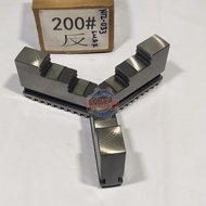 Hard Jaw 8 inch 3 jaw outdoor Jaw chuck lathe Claw Hardjaw 8" 3 Jaw