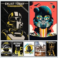 Game Hellstalkers 2 Hd2 Poster Hd Print Bedroom Home Decoration,No Frame Canvas Painting  C78Q