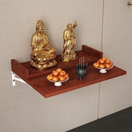 HY/💯Wall-Mounted Buddha Shrine Buddha Cabinet Shrine Buddha Shrine Worship Guanyin Bodhisattva Buddha Altar Altar Shelf