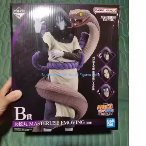 Bandai In Sock Naruto Anime Original Ichiban Kuji Orochimaru Tsunade Jiraiya Figures Model Toys Stat