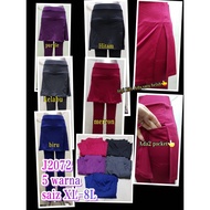 SKIRT PANTS BELAH  EMAX✔strectchable✔saiz dari XL hingga 8L