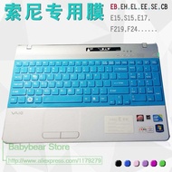 15.5 inch  Silicone keyboard cover Protector for Sony VAIO E15 S15 EB CB CB17EC/P E15 E17 SE EH EL F21 EE F24 F519 Basic Keyboards
