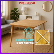 Vedourstyle Minimalist Eames Dining Table Meja Makan Muji Wood Balcony Cafe table Meja kafe 餐桌