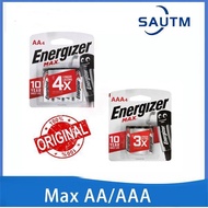 [Local Seller]20-40Pcs Energizer MAX AA / AAA Alkaline Battery 1.5V