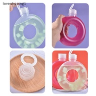 [loveshoping1] 500ml Creative Donut Sports Water Bottle Fashion Portable Travel Kettle with Strap High Temperature Resistant Annular Tea Cup [SG]