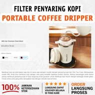 Coffee Filter Filter - Portable Cone Coffee Dripper - White