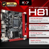Motherboard RX7 H61 LGA 1155 DDR3 H61 Mainboard Support Nvme
