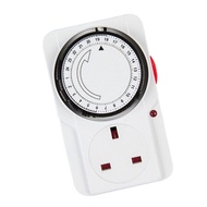 HL Programmable Mechanical Timer 24 Hour Cyclic Timer Switches Kitchen Timer Outlet Universal Timing