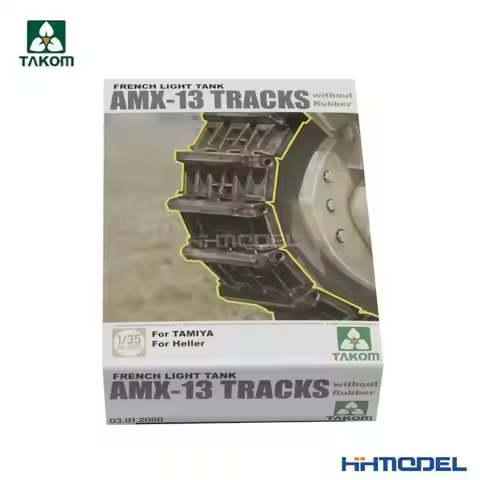 Takom 1/35 2060 French Light Tank AMX-13 Tracks without Rubber For TAMIYA model kit Military Scale M