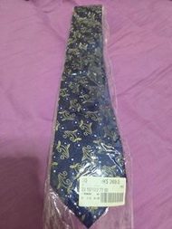 G2000 男士藍色花紋領帶