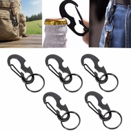 JONY1IF 5 Pcs Bottle Opener, Lightweight Heavy Duty D Shape Buckle, Durable Stainless Steel Quick Ha