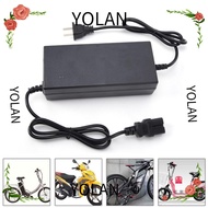 YOLANDAGOODS Lithium Battery Charger, Plastic 24V 20A E-bike Battery Charger, Durable DC29.4V 3A Ele