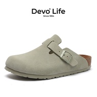 Devo Life | รองเท้าแตะแบบปิดนิ้วเท้าด้วย пробก้า