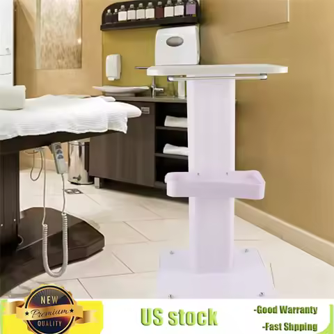 Bymaocar Beauty Stroller Salon Tool Small Square Table W/ 4 Silent Universal Wheels For Beauty Salon