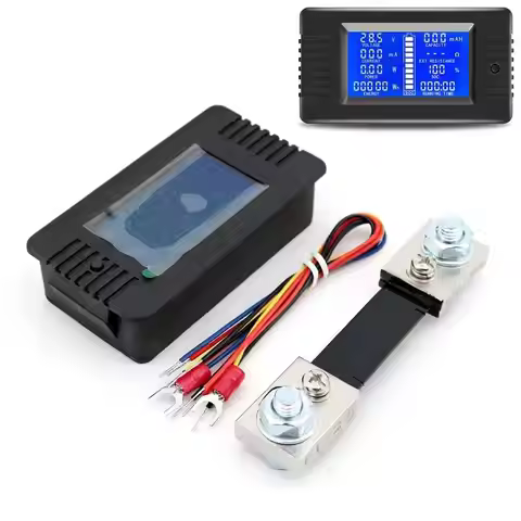 PZEM-015 Digital Tester Upgraded DC Li-Ion Solar Power Battery Testers Monitor Meter