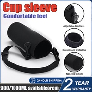 900/1000ML Tote bottle with non-slip water bottle cover Glass bag with string Tumbler Bag Pemegang c
