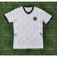 2024 Austria Away Jersey Fan Version Football Jersey Short Sleeved Hot Selling Mens Childrens Traini