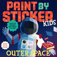 Ready to ship หนังสือภาษาอังกฤษ PAINT BY STICKER KIDS: OUTER SPACE: CREA