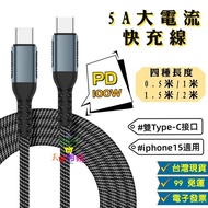 Angel Online Shopping Above Shipping USB-C Braided Fast Charging Cable Dual TYPE-C Head 5A 100W Flas