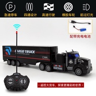 Children Remote Control Semi-Trailer RC Electric Truck Simulation Transport Engineering Vehicle Char