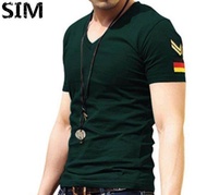 korea casual man t shirt men t-shirt short sleeve lengan pendek baju lelaki raya