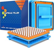 Wananfu 100 Holes Capsule Filling Machine Size 0 for Empty Gelatin or Vegetarian Capsules 0 with Det